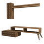 Hanah Home Planet Mueble de TV Nogal
